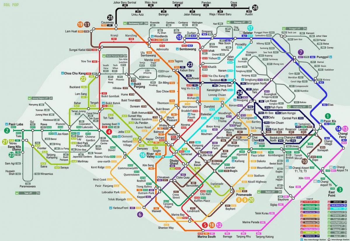 lrt map Singapore