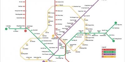 Mrt station map Singapore