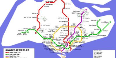 Mrt station Singapore map