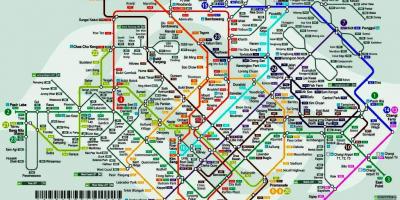 Singapore train station map
